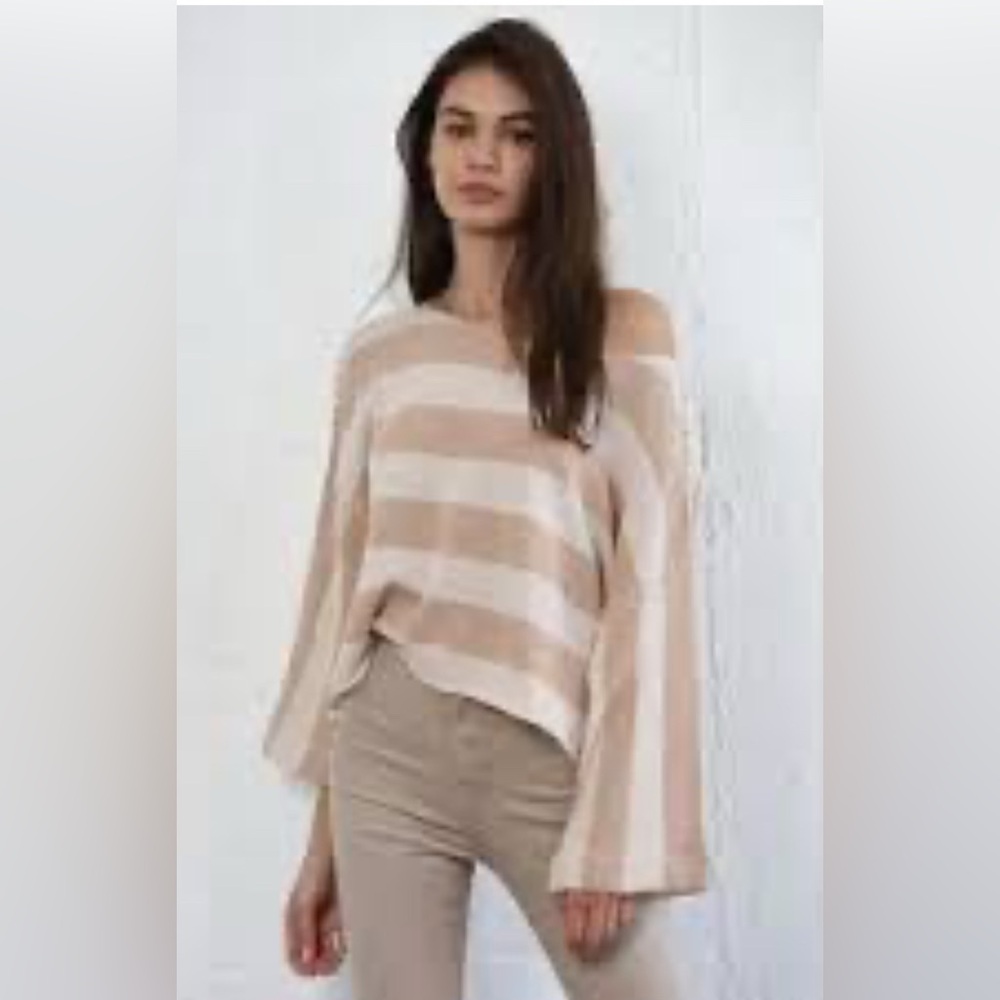 New!  By Together Cropped oversized off shoulder‎ sweater.